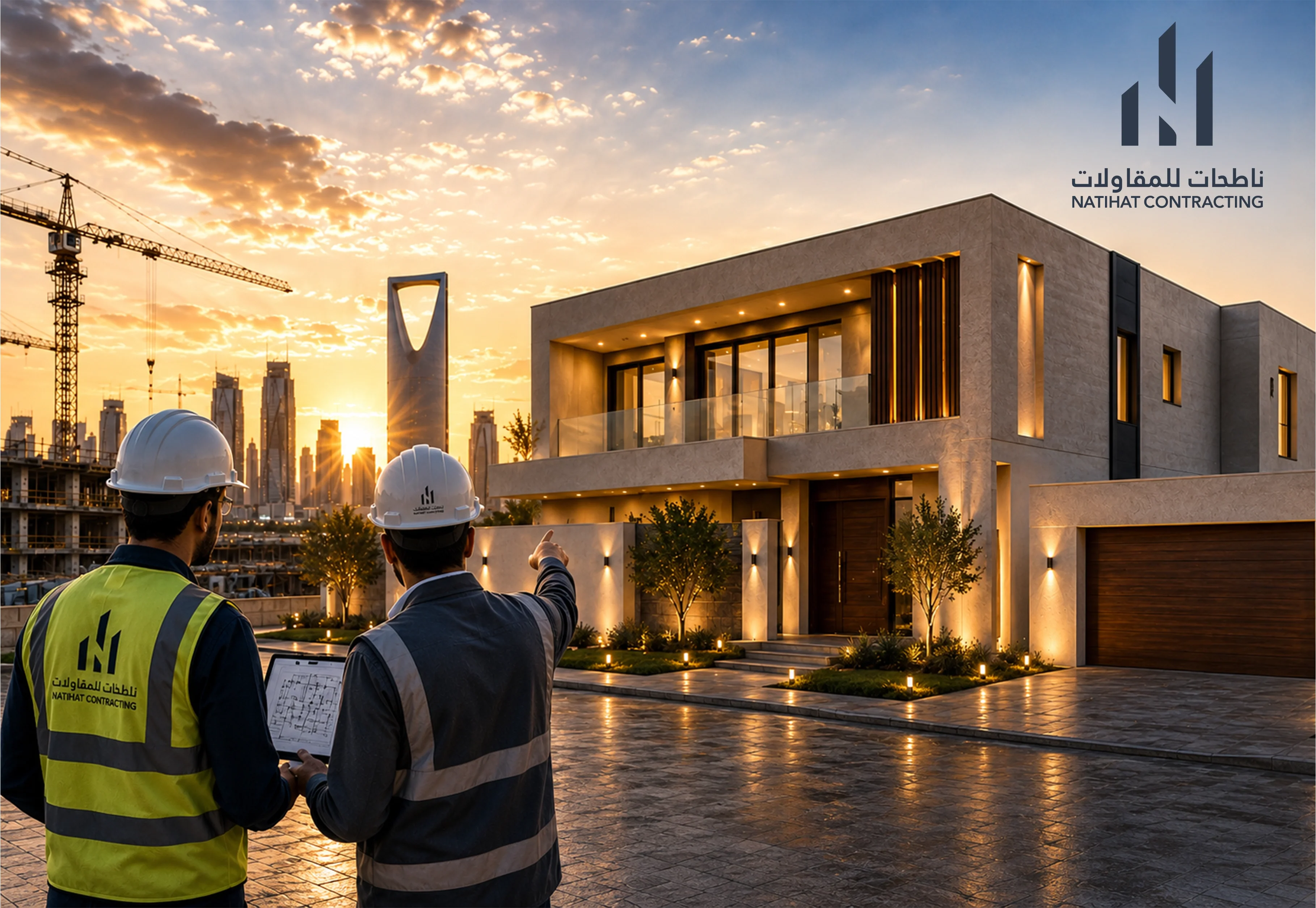 خدمات البناء والتسليم الجاهز في الرياض | ناطحات للمقاولات