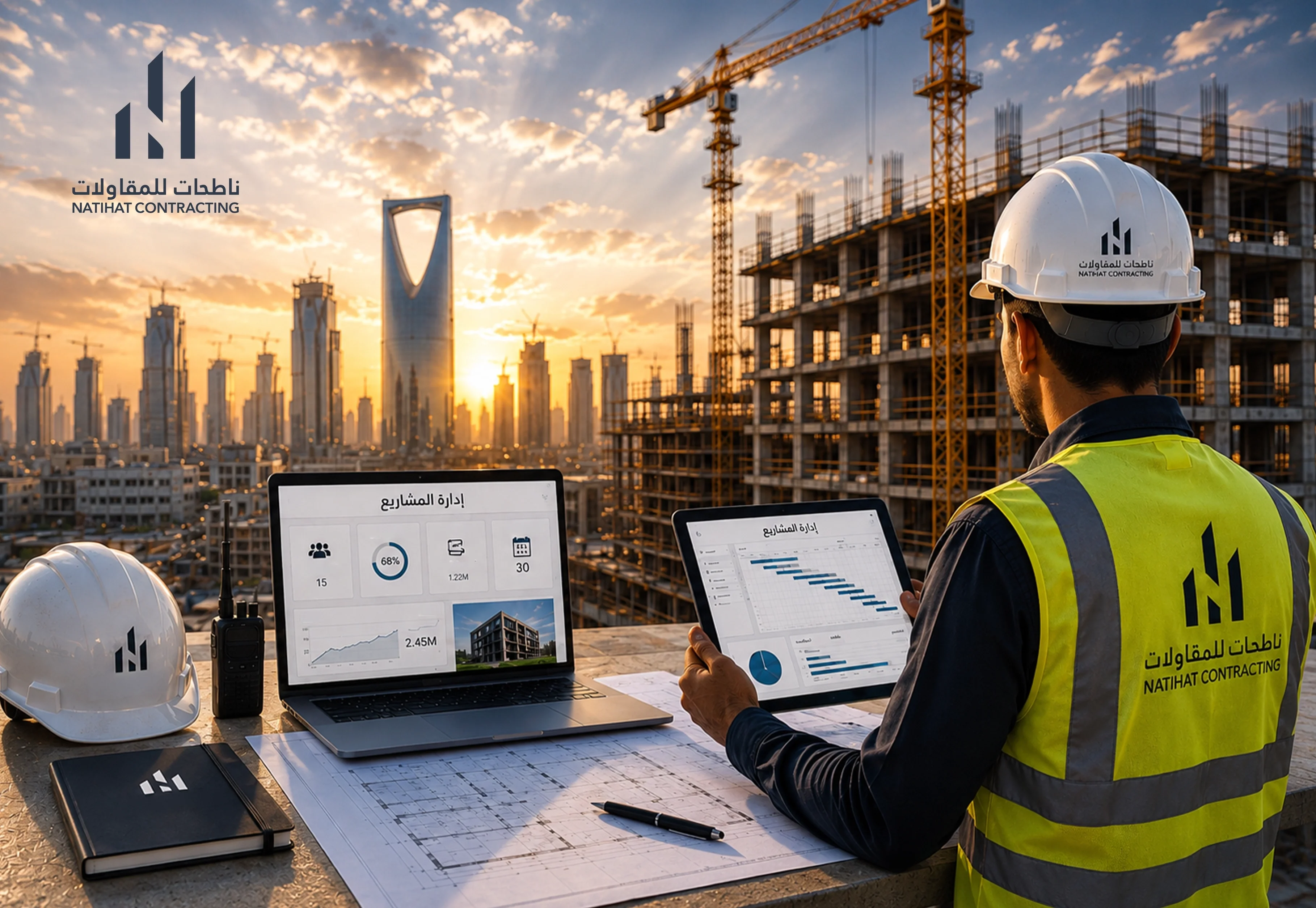 خدمات إدارة المشاريع في الرياض | ناطحات للمقاولات العامة
